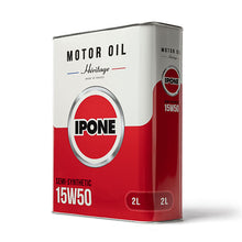 Load image into Gallery viewer, Ipone 15W50 Heritage Oil - Semi Synthetic - 2 Litre