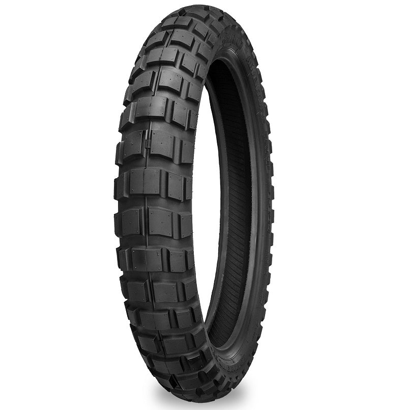 Shinko 90/90-21 : E804 Front Adventure Tyre : Tubeless