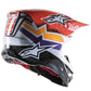 Alpinestars Adult Supertech S-M10 TLD Edition MX Helmet - Firestarter Red