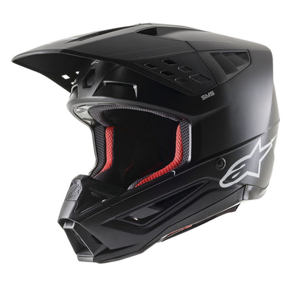 Alpinestars S-M5 Adult MX Helmet - Solid Matt Black