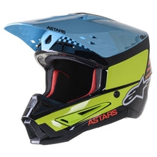 Load image into Gallery viewer, Alpinestars S-M5 Speed Helmet Black/Yellow/Blue