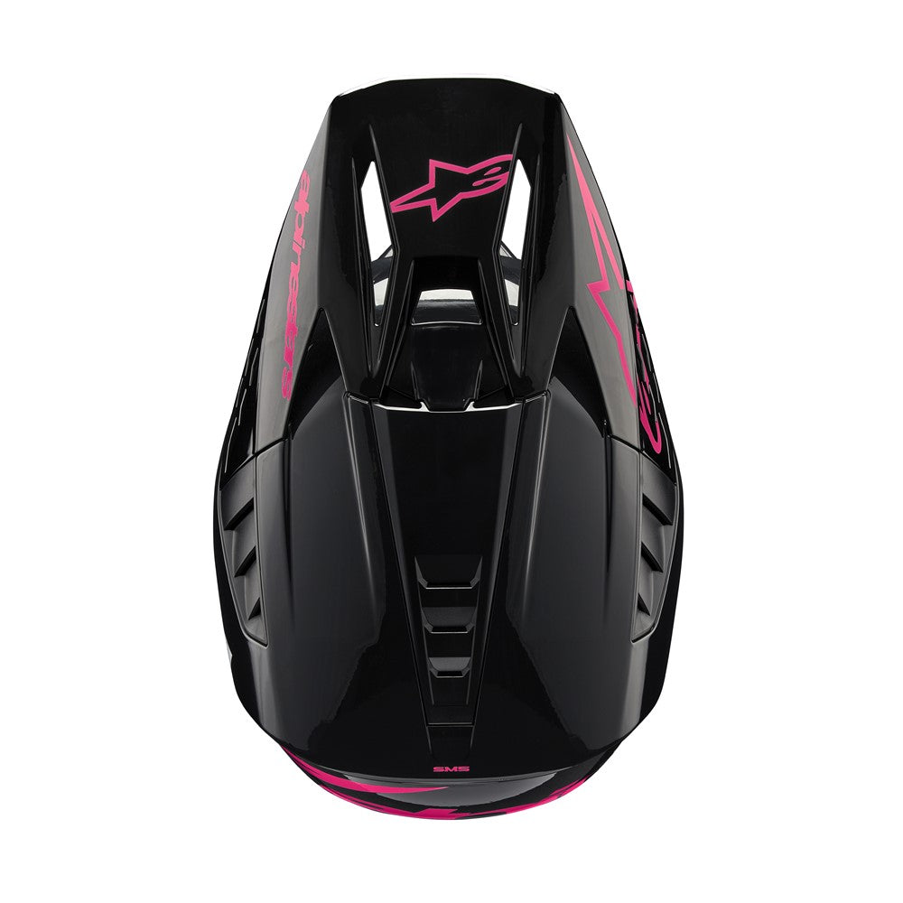 Alpinestars S-M5 Adult MX Helmet - Corp Black/Diva Pink