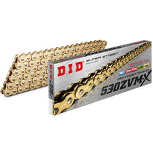 Load image into Gallery viewer, D.I.D-ZVM-X-530 Gold with Rivet Link