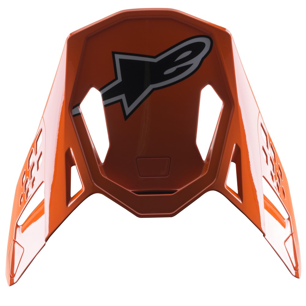 Alpinestars Helmet Visor S-M8 Factory - Dark Blue/Orange Fluoro