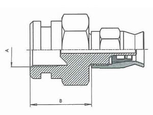 Fixed female convex seat