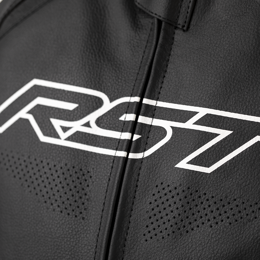 RST S1 LEATHER JACKET [BLACK/WHITE]