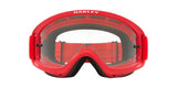 Oakley O Frame 2.0 Pro XS - Moto Red MX Goggles with Clear Lens