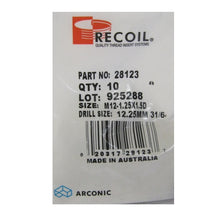 Load image into Gallery viewer, Recoil M12 x 1.25 x 1.5D Thread Repair Inserts - Packaging