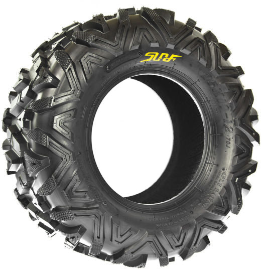 ATV UTV Tyre Set : 25x8x12 & 25x10x12 : Sun-F A033 - 6 Ply