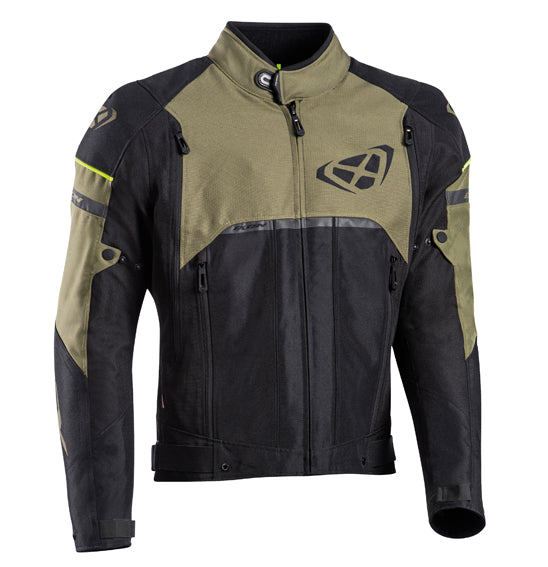 Ixon Allroad Waterproof Jacket - Black/Khaki