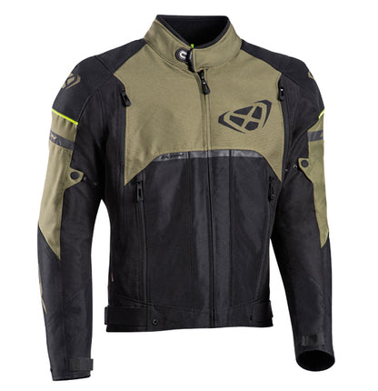Ixon Allroad Waterproof Jacket - Black/Khaki