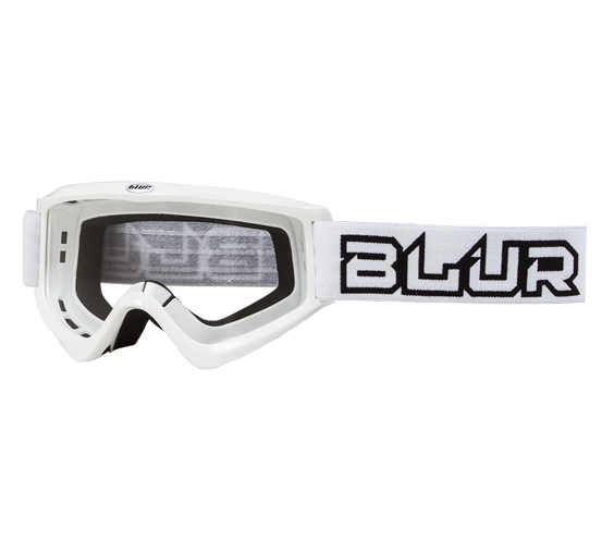 Blur Youth B-ZERO MX Goggles - White