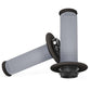 Progrip PG708 Lock On Diamond Grips - Black / Grey