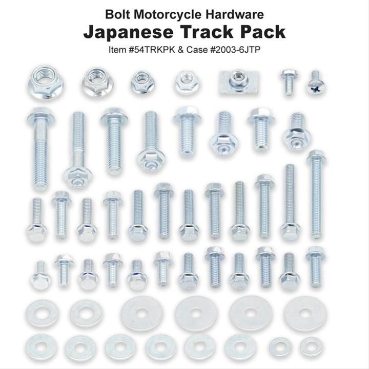 Motorcycle Bolt Pack : Japanese : 54 Pack