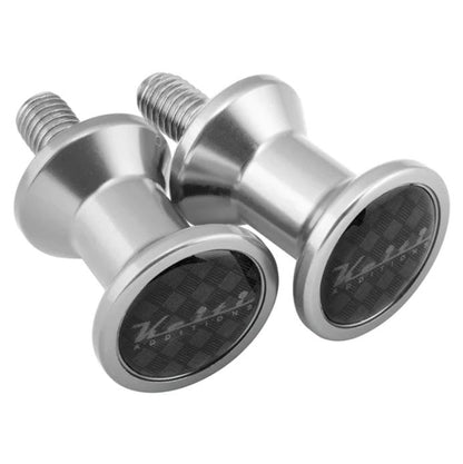 KEITI BOBBIN BOLTS SWINGARM SPOOLS LOW PROFILE [SILVER]