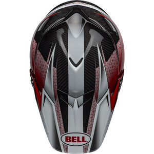Bell Moto-9 Flex Peak - Hound Red/White/Black