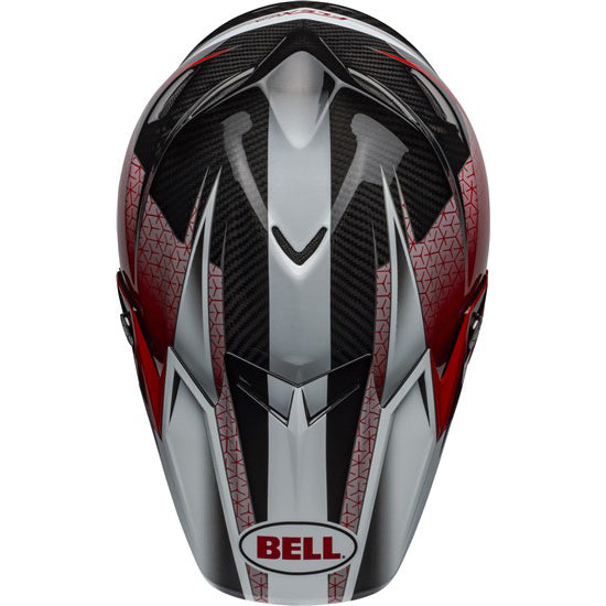 Bell Moto-9 Flex Peak - Hound Red/White/Black
