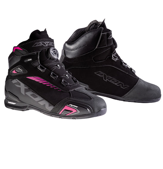 Ixon Ladies Bull Waterproof Boots - Black/Pink