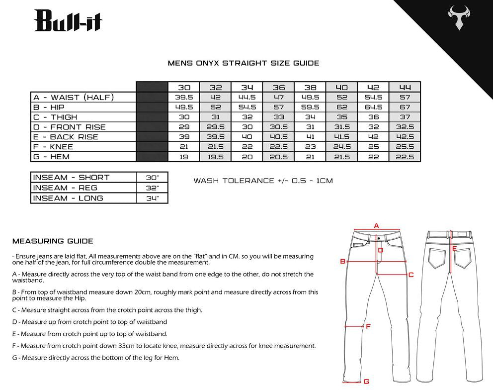 Bull-It Tactical Onyx Straight Jeans - Regular Leg - Black