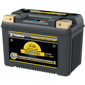 Poweroad 280CCA Lithium Motorcycle Battery - YTX12BS YTX14BS YTZ12S YTZ14S