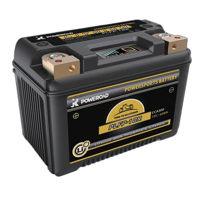 Poweroad YTX16BS YT16BS Lithium Motorcycle Battery - 300CCA