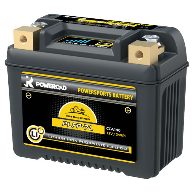 Poweroad : PLFP-7L - YTX5L : Lithium Motorcycle Battery