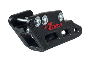 RTECH Monoblock Chain Guide - Honda CRF X L Red BLACK