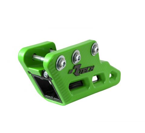 Rtech Worx Monoblock R2.0 Chain Guide - Kawasaki KXF250-450 09-24 KLX450 12-17 Green