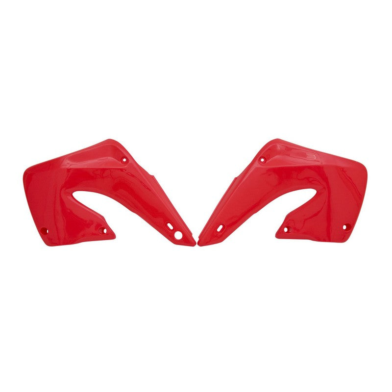 Rtech Radiator Shrouds - Honda CR125R CR250R 00-01 - Red