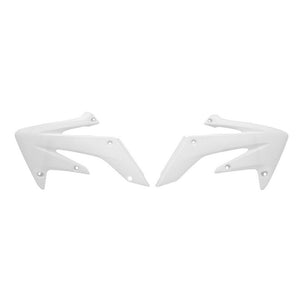 Rtech Radiator Shrouds - Honda CRF250R 04-09 CRF250X 04-19 - White