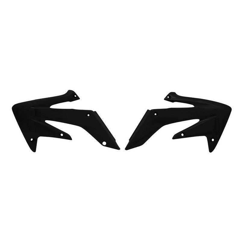 Rtech Radiator Shrouds - Honda CRF250R 04-09 CRF250X 04-17 - Black