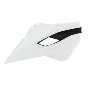 Rtech Radiator Shrouds - Husqvarna 125-501 TC FC 14-15 TE FE 14-16 - White Black