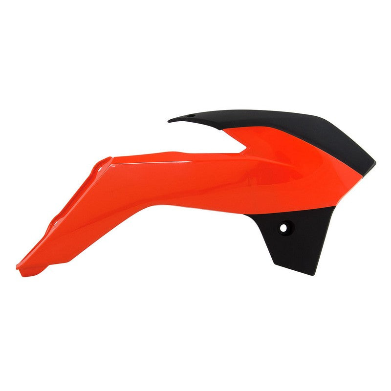 Rtech Radiator Shrouds - KTM 85SX 13-17 ORANGE BLACK