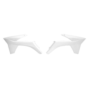 Rtech Radiator Shrouds - KTM SX SXF EXC EXCF - White