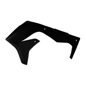 Rtech Radiator Shrouds - Kawasaki KX450F 16-18 - Black