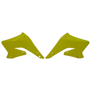 Rtech Radiator Shrouds - Suzuki RMZ250 04-06 - YELLOW