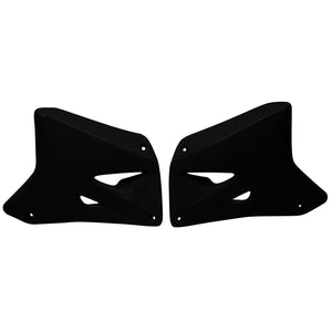 Rtech Radiator Shrouds - Suzuki RM125 RM250 01-12 - BLACK