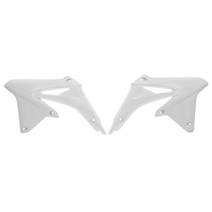 Rtech Radiator Shrouds - RMZ450 08-17 RMX450 10-19 WHITE