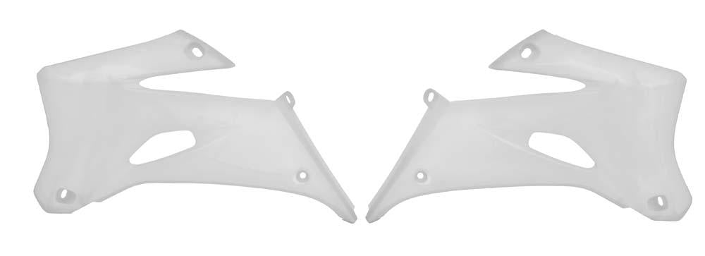 Rtech Radiator Shrouds - Yamaha WR250F 07-14 WR450F 07-11 - White