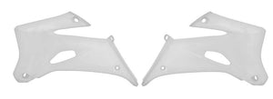 Rtech Radiator Shrouds - Yamaha WR250F 07-14 WR450F 07-11 - White