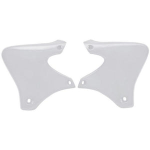Rtech Radiator Shrouds - Yamaha 250-426 WRF YZF 00-02 - White