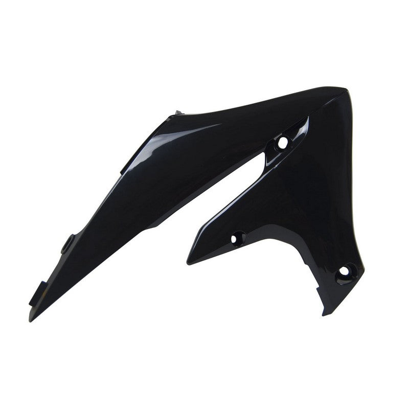 Rtech Radiator Shrouds - Yamaha YZ450F YZ250F YZ450FX YZ250FX - BLACK