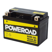 Load image into Gallery viewer, Poweroad : YG12A-BS - YT12A-BS : Nano Gel Motorcycle Battery