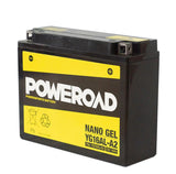 Poweroad : YB16AL-A2 CYG16ALA2 : Nano Gel Motorcycle Battery