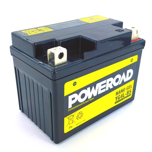 Poweroad : YG4L-BS - YTX4LBS : Nano Gel Motorcycle Battery