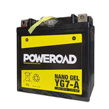 Poweroad YG7A - CYB7A - CYG7A Nano Gel Motorcycle Battery