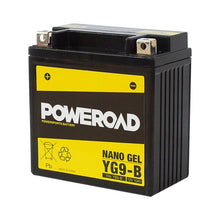 Load image into Gallery viewer, Poweroad : YTX9B - YG9-B - CYG9B : Nano Gel Motorcycle Battery