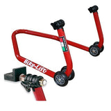 Bike Lift : Rear Stand : RS-17 Rubber-Cursers : Red : Italian Made