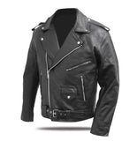 NEO Chopper Leather Jacket Classic Brando Style