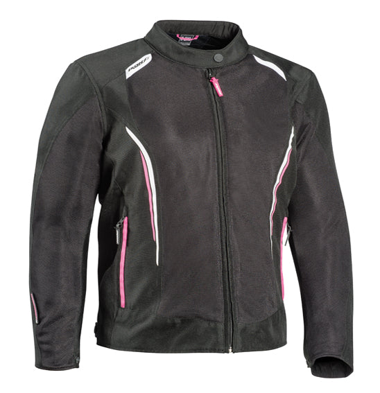 Ixon Ladies Cool Air Jacket - C Size - Black/White/Pink